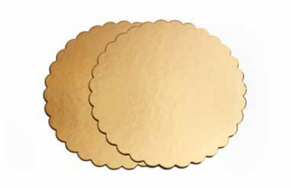 Obrázek PAPÍROVÝ TÁC ZLATÝ/ZLATÝ 30cm/2400gr (cca.59ks) (S)