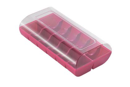 Obrázek MACADÓ 12 - PLASTIC PACK FOR 12 MACARONS/PINK