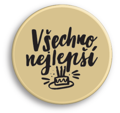 Obrázek BLISTER ROUND D3,8 - VŠECHNO NEJLEPŠÍ WHITE (408ks)