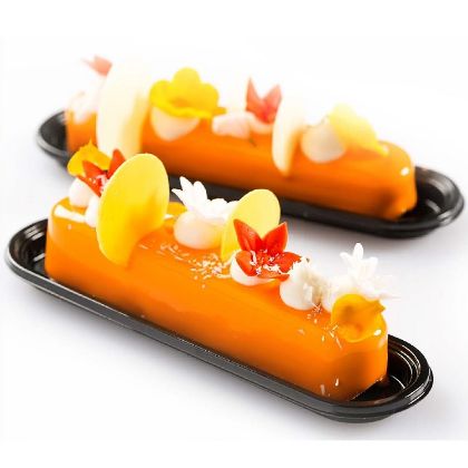 Obrázek SILIKONOVÁ FORMA - FASHION ECLAIR BLACK SET 100