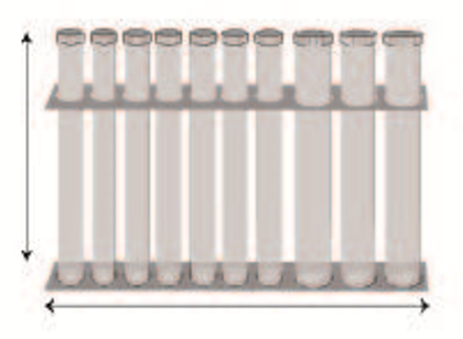 Obrázek ZASOBNÍK NA KORNOUTKY (na zeď) 3x Ø6,5cm, 2x Ø7,5cm
