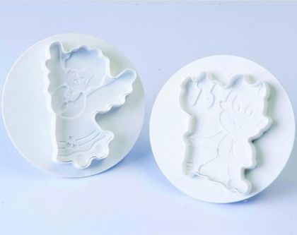 Obrázek VYKRAJOVÁTKO "ANDĚL A ĎÁBEL" 2ks