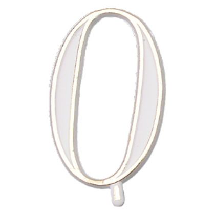 Obrázek PLASTIC NUMERAL 0 (100 ks/bal)