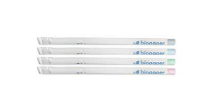 Obrázek PAPÍROVÉ BRČKO JEDNOTLIVĚ BALENÉ, MIX 4 PASTELOVÝCH BAREV Ø 0,8cm x 20cm (30 x 100 ks)