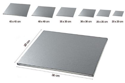 Obrázek SQUARED THICK CAKE BOARD 30x30