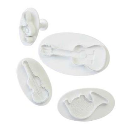 Obrázek SADA VYKRAJOVÁTEK "HUDEBNÍ NÁSTROJE" 4ks