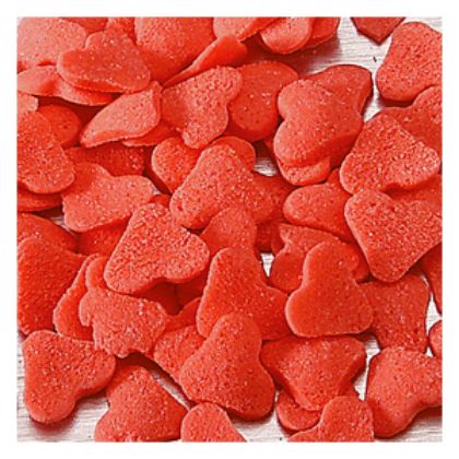 Obrázek RED HEART-SHAPED CONFETTI