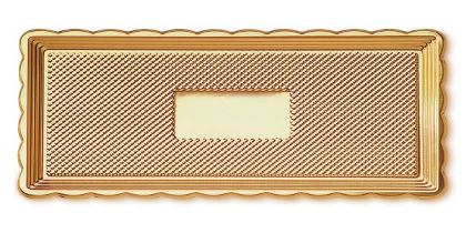 Obrázek PODNOS ZLATÝ 15x40cm - 100 ks (018/4)