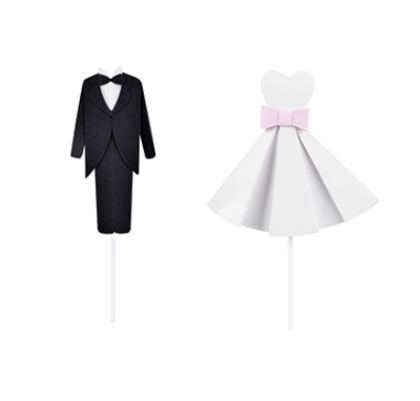 Obrázek CT BRIDE N GROOM CLOTHES PICK KIT (2MOD) (24ks)