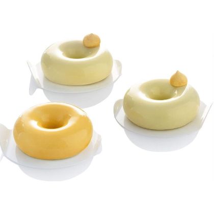 Obrázek SILICONE MOULD 60X40 DONUTS D.75 H25 MM
