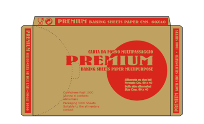 Obrázek PAPÍR NA PEČENÍ PREMIUM 40x60cm (1000ks) (doprodej)