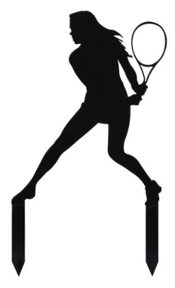 Obrázek WOMAN TENNIS PLAYER MT (4ks)