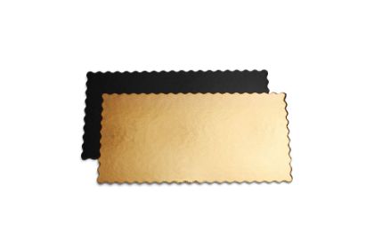 Obrázek PAPÍROVÝ TÁC ZLATÝ/ČERNÝ 15x41cm/2400gr (cca.68ks) (S)