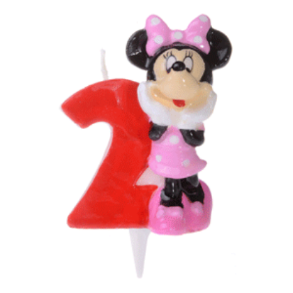 Obrázek MINNIE NUMERAL CANDLE NO.2