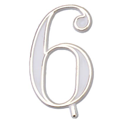 Obrázek PLASTIC NUMERAL 6 (100 ks/bal)
