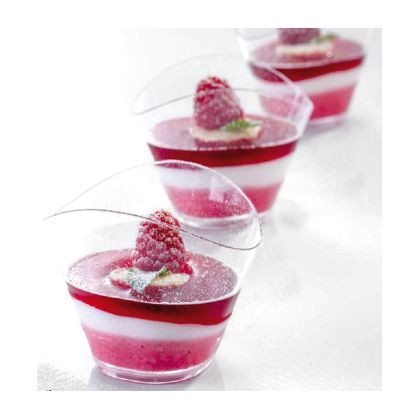 Obrázek TRANSPARENT CUP WAVE 120ml - 100ks (S)