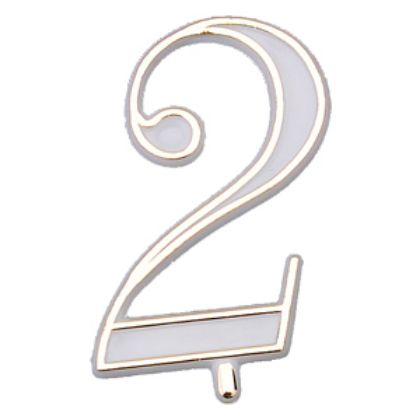 Obrázek PLASTIC NUMERAL 2 (100ks/bal)