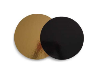 Obrázek PAPÍROVÝ TÁC ZLATÝ/ČERNÝ 24cm/2400gr (cca.92ks) (S)