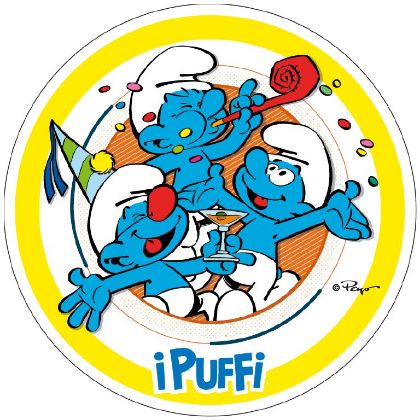 Obrázek WAFER DISCS D21 SMURFS (12 ks/bal)