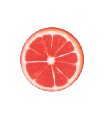 Obrázek WHITE CHOCOLATE FRUIT SLICE 3DCM (120pz) 