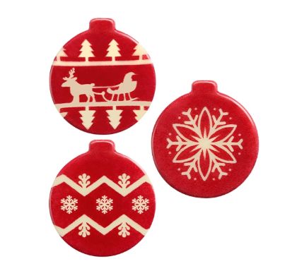 Obrázek RED CHRISTMAS BAUBLES 0,405 KG