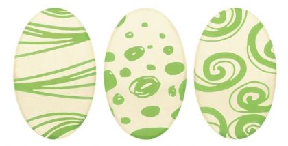 Obrázek EASTER EGGS GREEN 165 kusů v balení 
